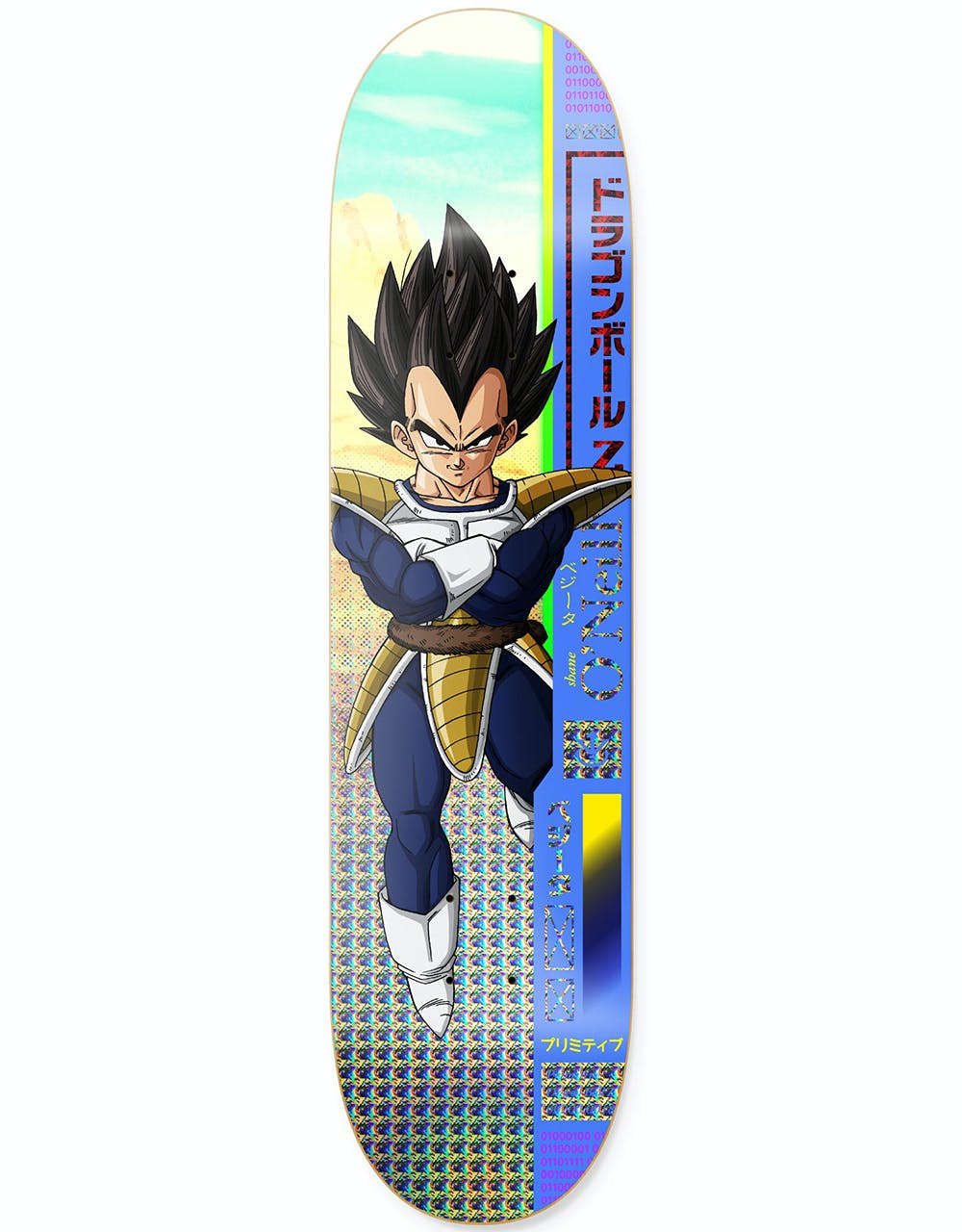 Primitive x Dragon Ball Z McClung Vegeta Skateboard Deck - 8"