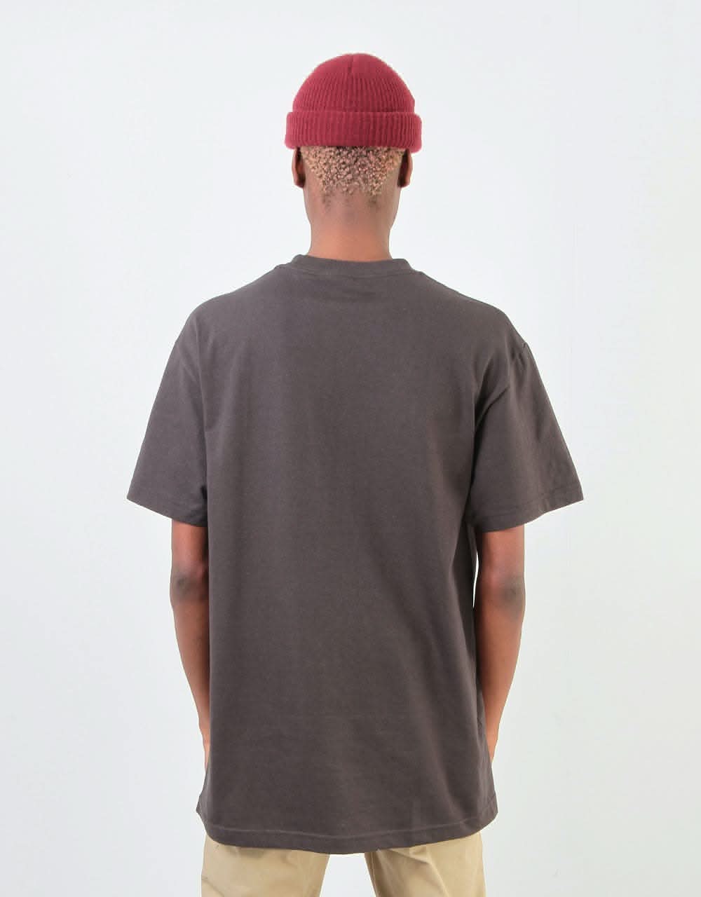 Enjoi Helvetica Logo T-Shirt - Tar/Black