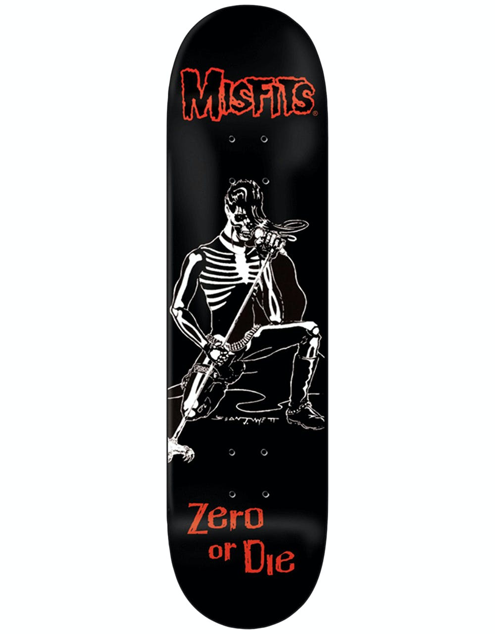 Zero x Misfits Brutality Skateboard Deck - 8.375"