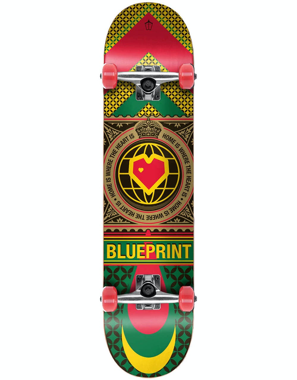 Blueprint Home Heart Complete Skateboard - 7.625"