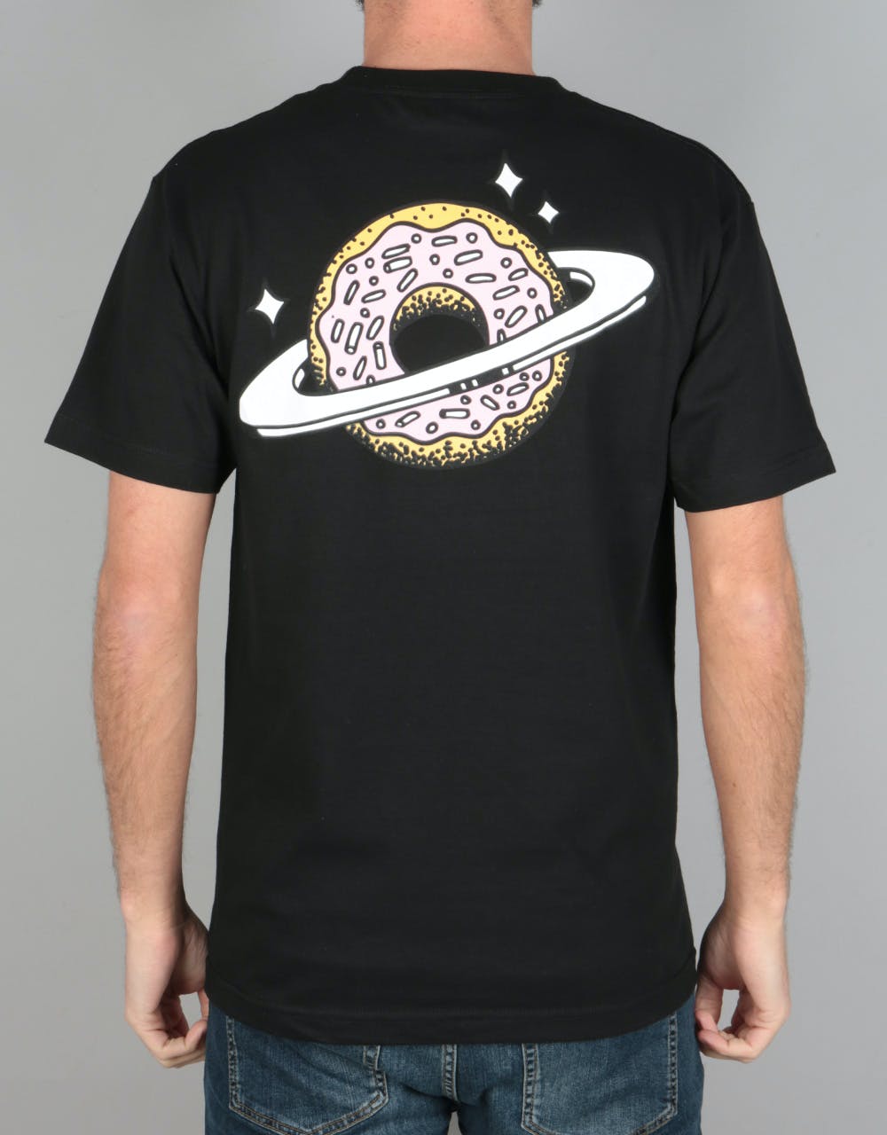 Skateboard Café Planet Donut T-Shirt - Black