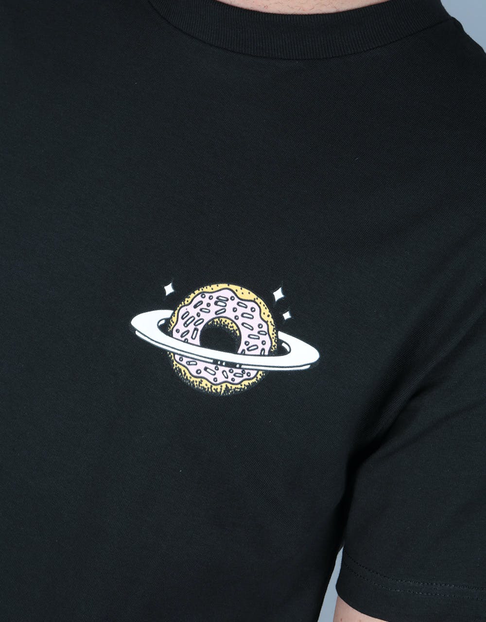 Skateboard Café Planet Donut T-Shirt - Black