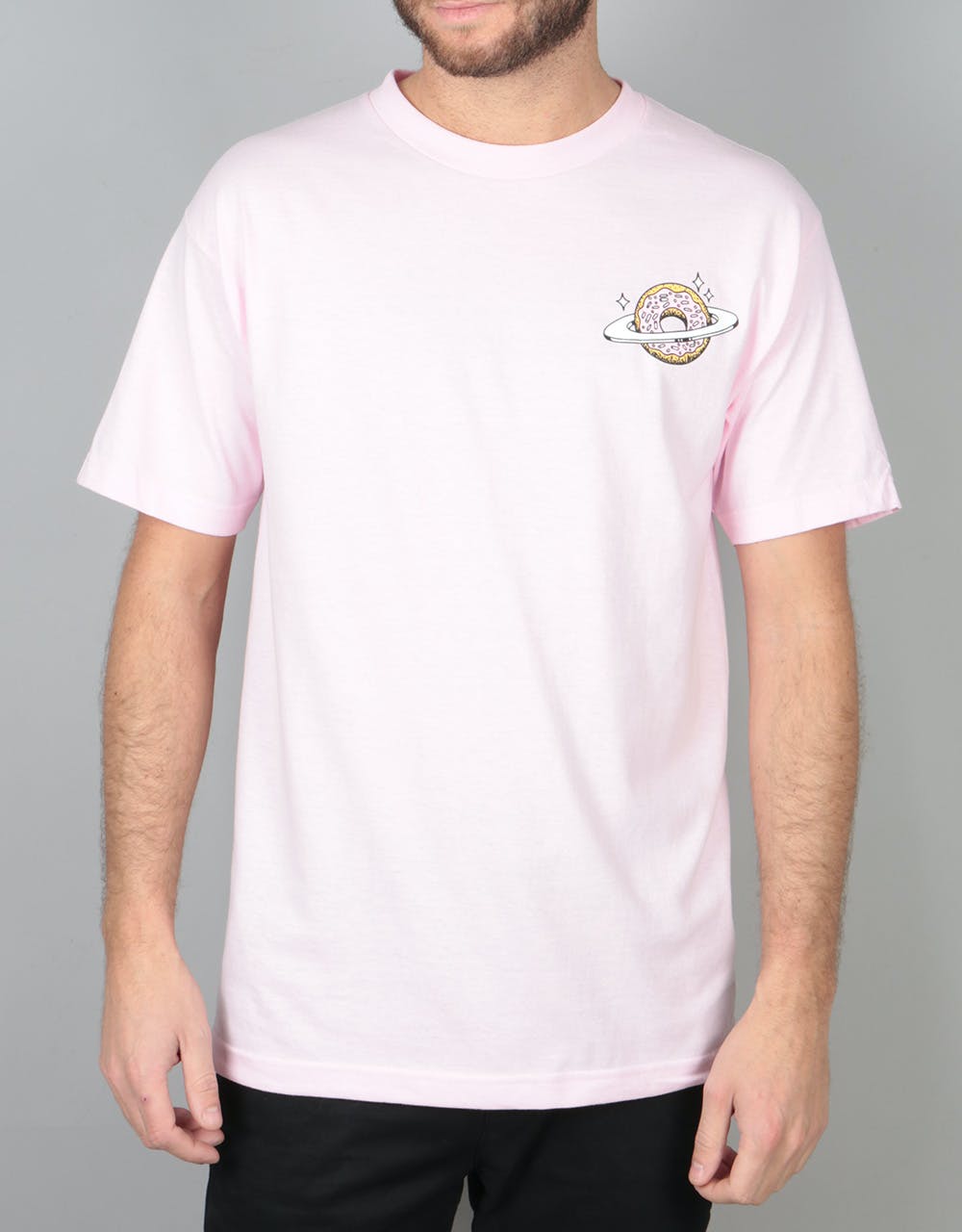Skateboard Café Planet Donut T-Shirt - Pink