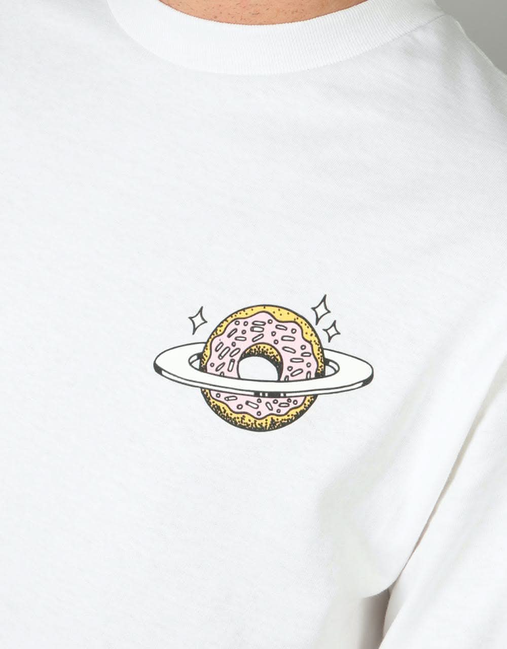 Skateboard Café Planet Donut L/S T-Shirt - White