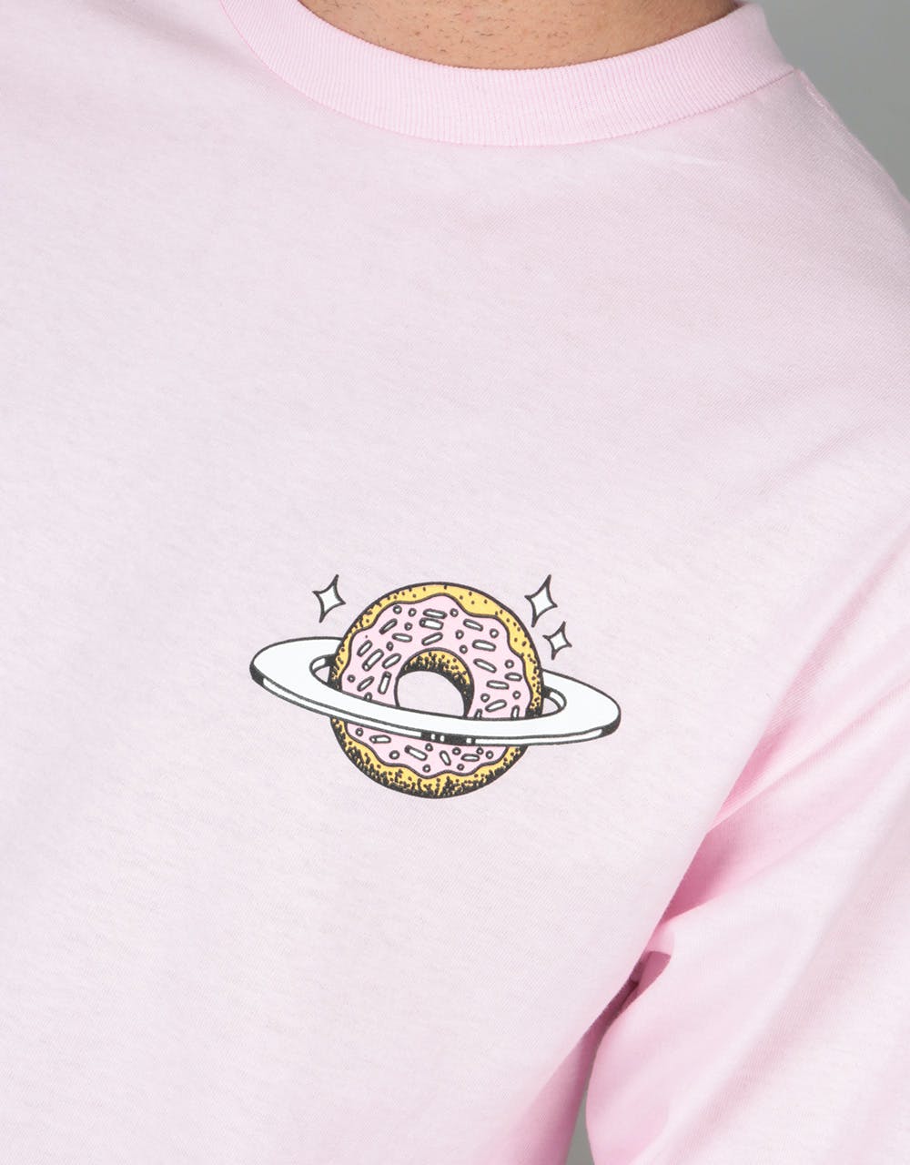 Skateboard Café Planet Donut L/S T-Shirt - Pink