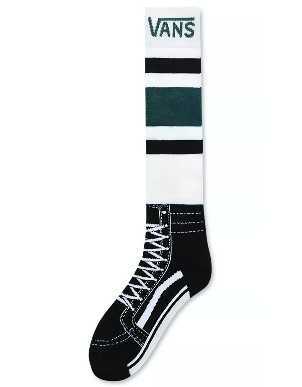 Vans Trekking Snowboard Socks - Green/Black