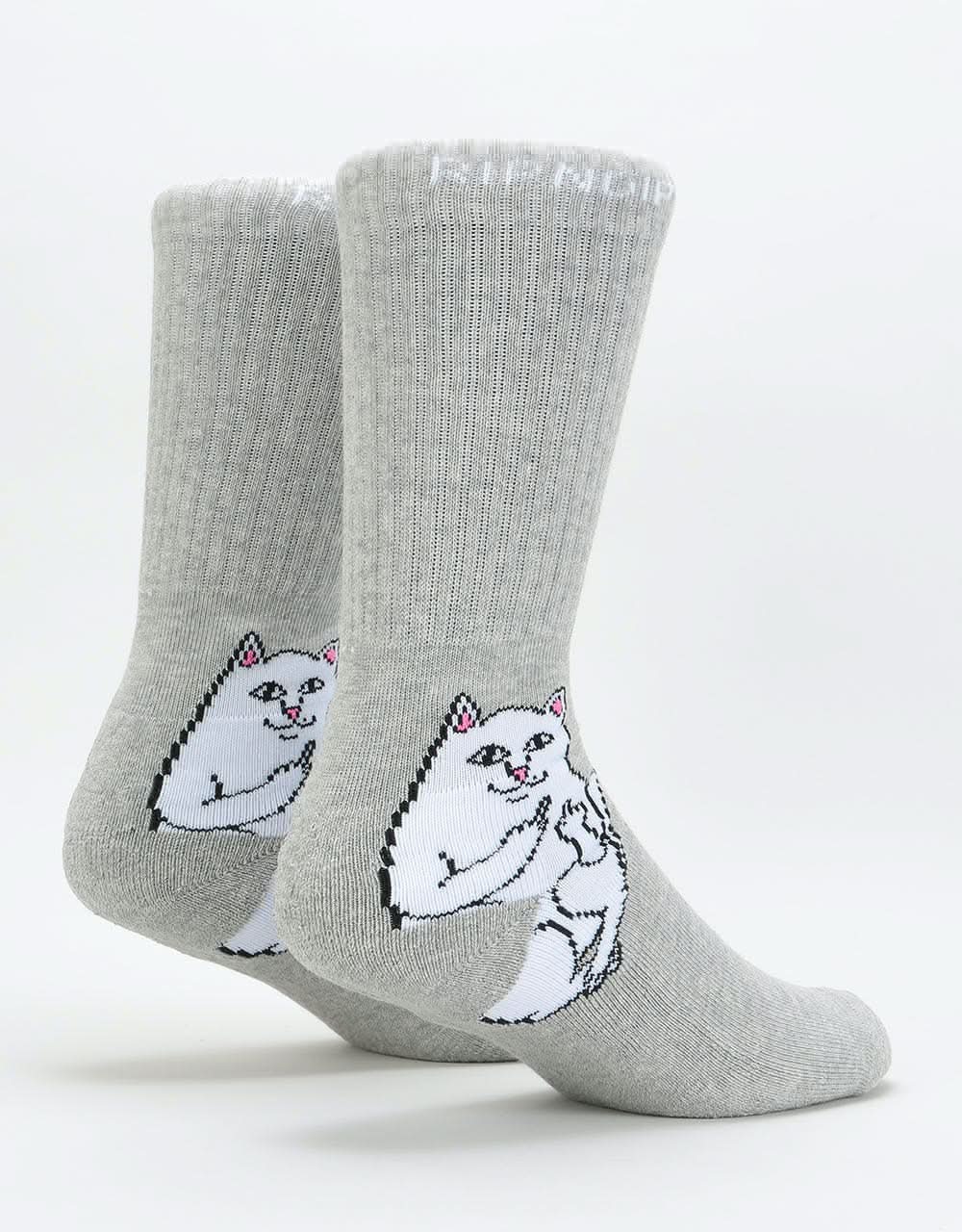 RIPNDIP Lord Nermal Socks  - Heather Grey