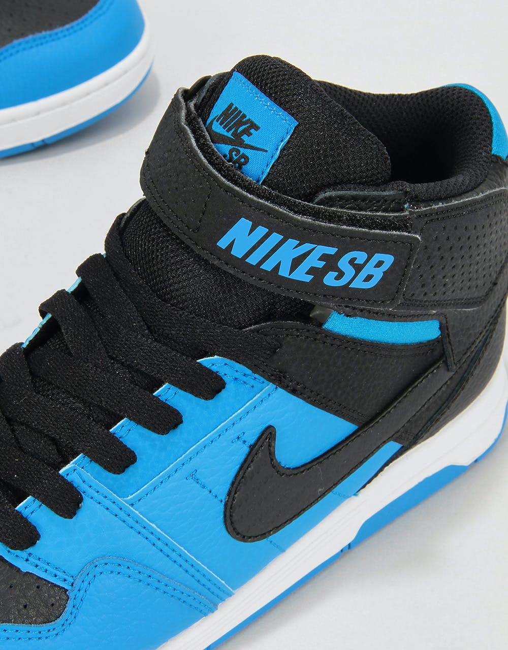Nike SB Mogan Mid 2 Kids Skate Shoes - Photo Blue/Black/White