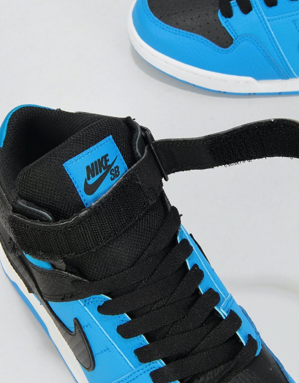 Nike SB Mogan Mid 2 Kids Skate Shoes - Photo Blue/Black/White