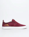 Lakai Riley Hawk II Skate Shoes - Burgundy Suede