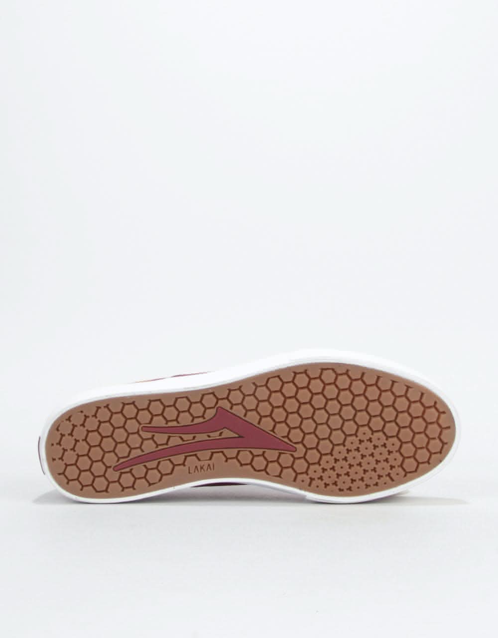 Lakai Riley Hawk II Skate Shoes - Burgundy Suede