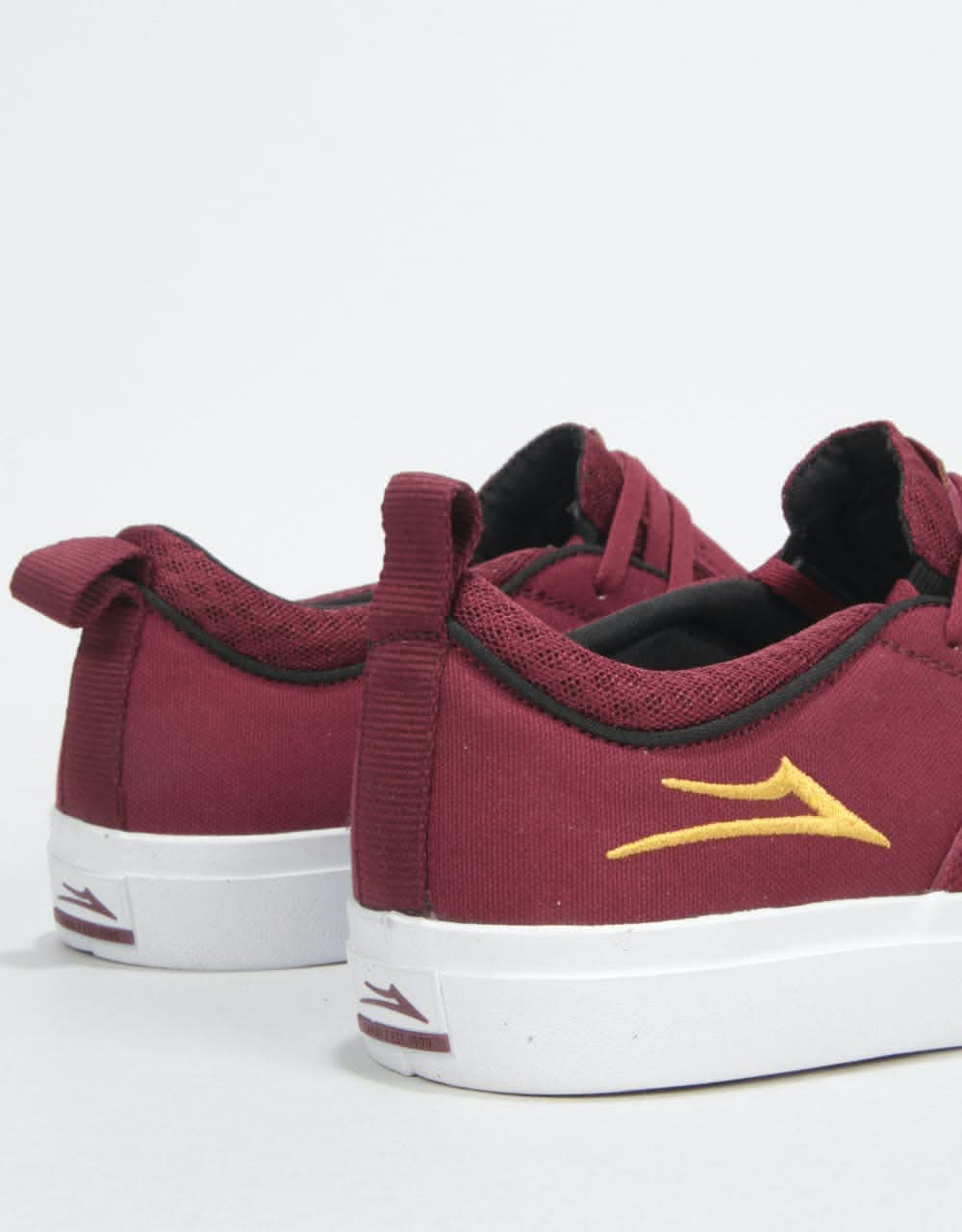 Lakai Riley Hawk II Skate Shoes - Burgundy Suede
