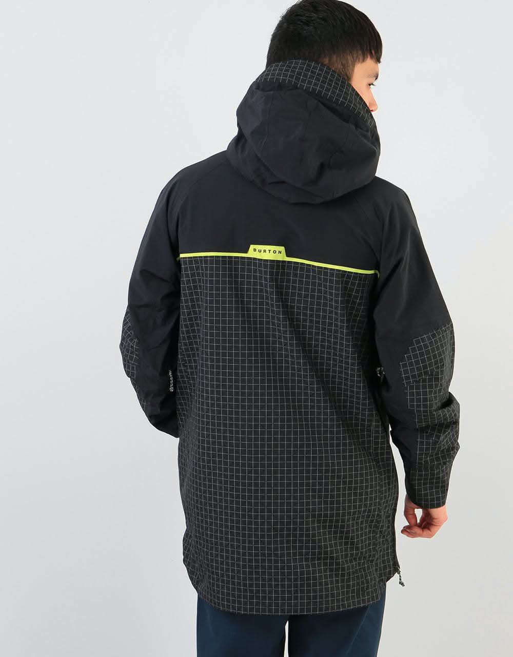 Burton Frostner Anorak 2020 Snowboard Jacket - True Black/TB Ripstop