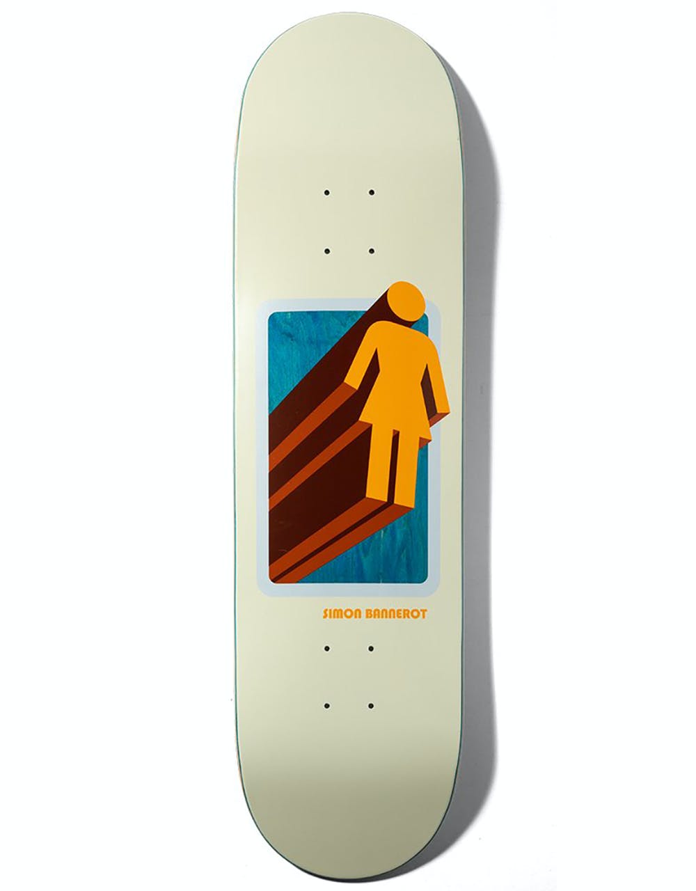Girl Bannerot 3D OG Skateboard Deck - 8.5"