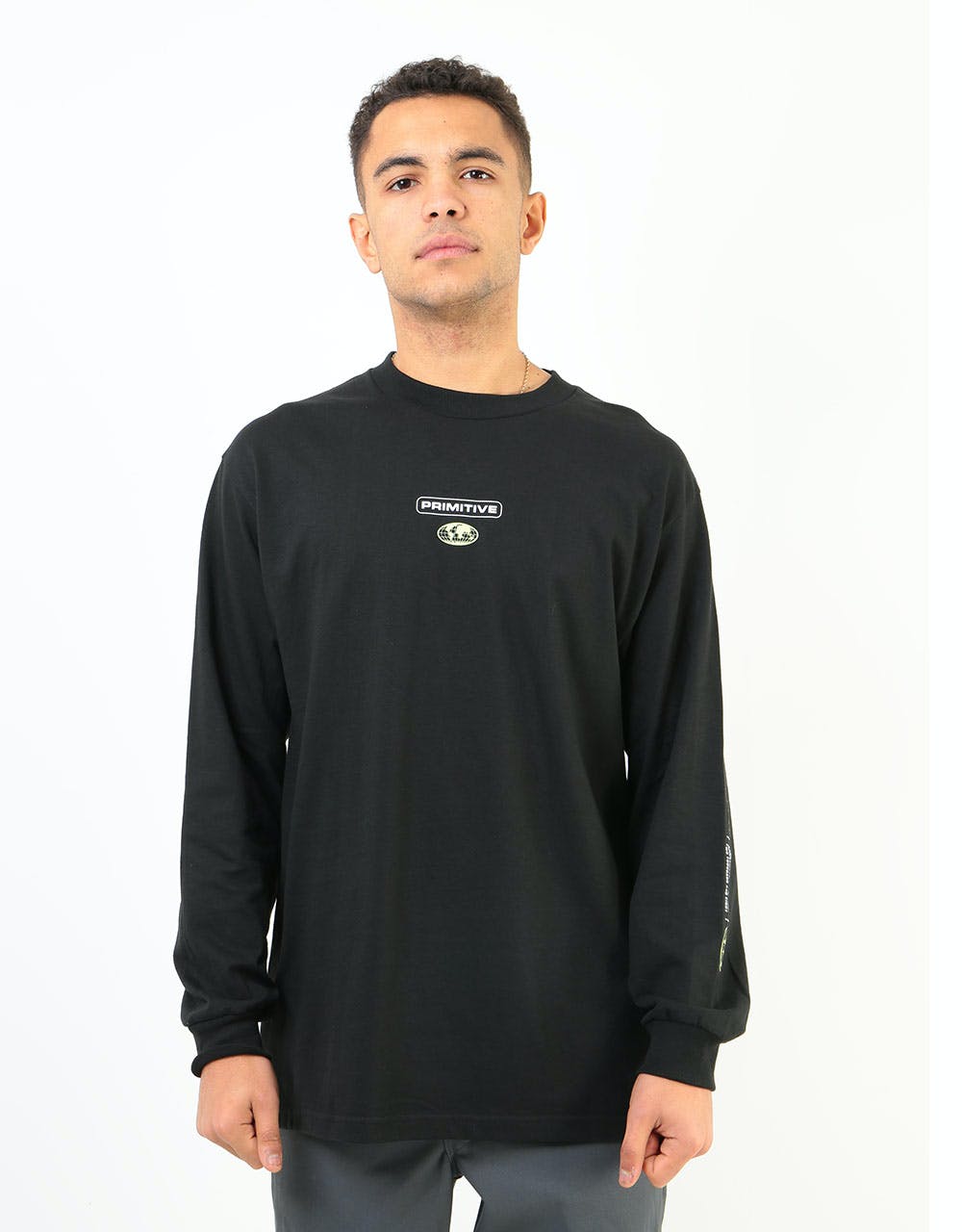 Primitive Horizon L/S T-Shirt - Black