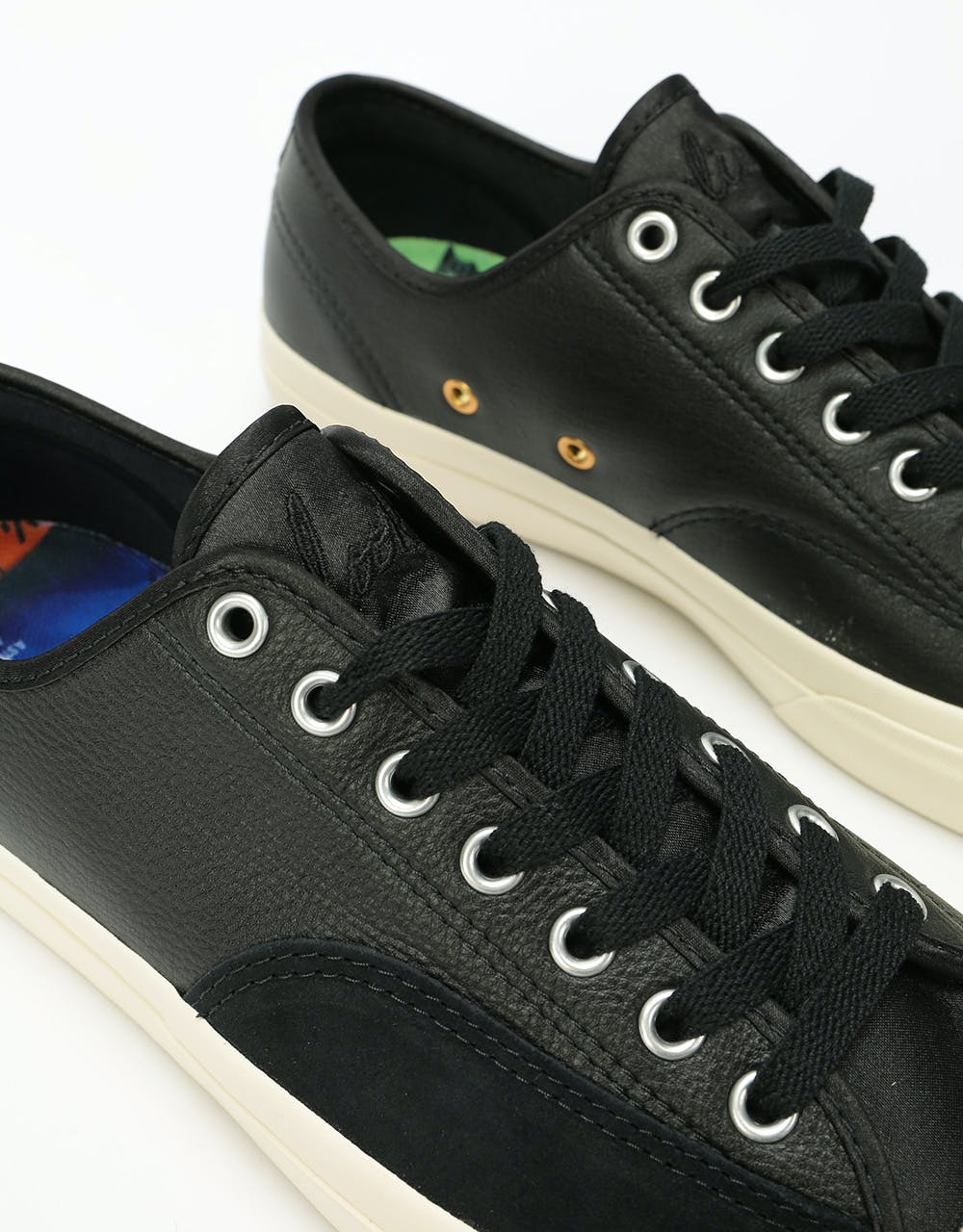Converse x Jenkem Jack Purcell Pro Ox Skate Shoes - Black/Egret/Black