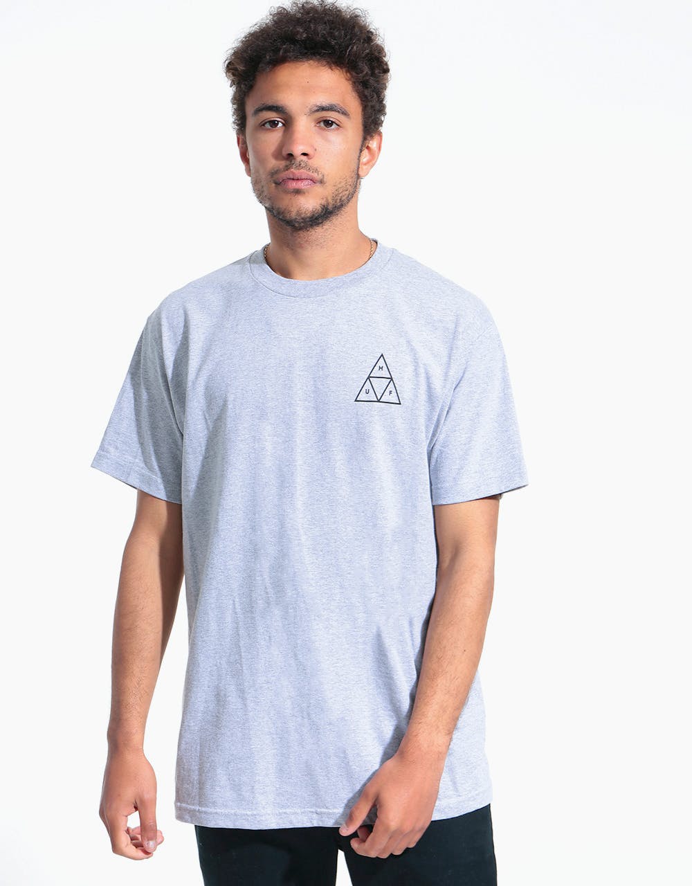 HUF Triple Triangle T-Shirt - Grey Heather