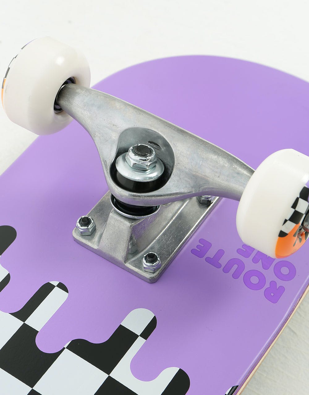 Route One Check Drip Complete Skateboard - 7.25"