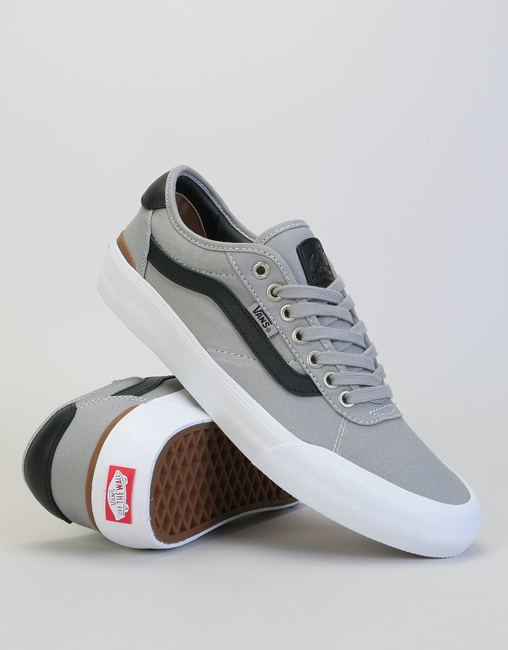 Vans Chima Pro II Skate Shoes - Drizzle/Black/White