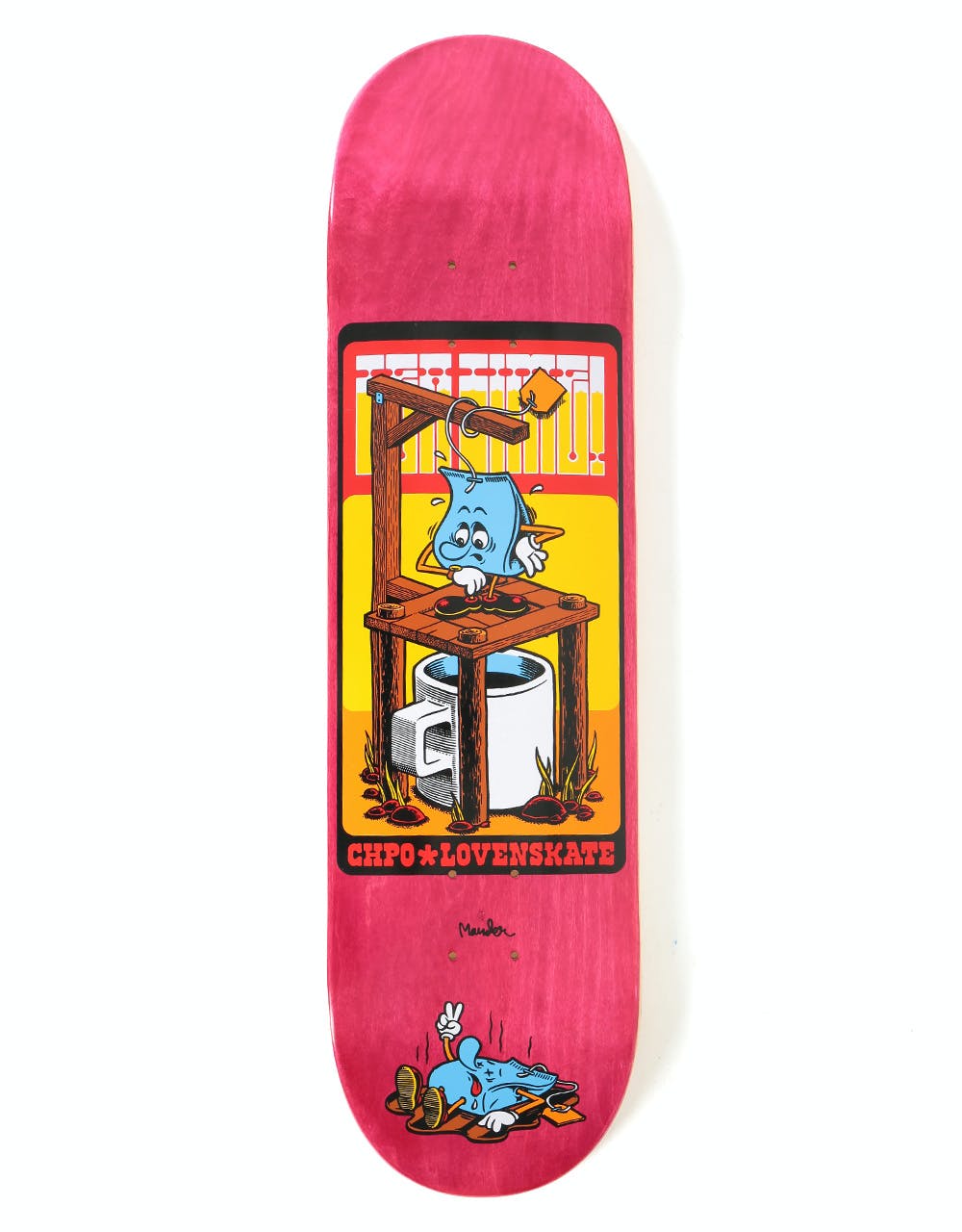 Lovenskate x CHPO Tea Time Skateboard Deck - 8.25" (w/ Free Beanie)