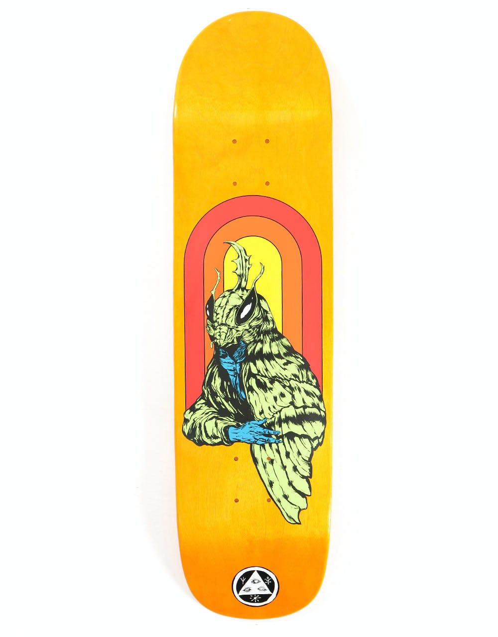 Welcome Mothman on Bunyip Skateboard Deck - 8"