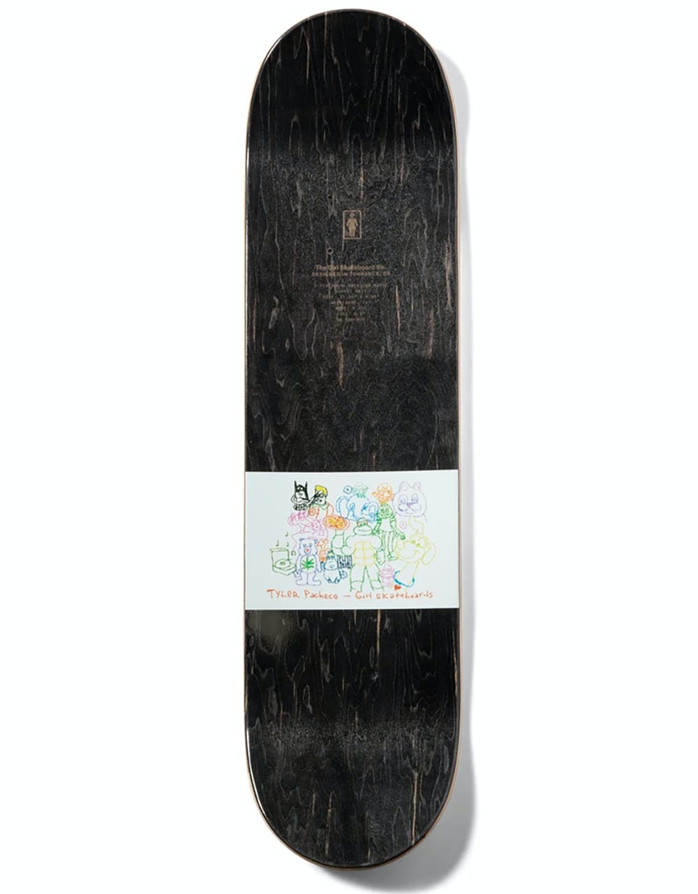 Girl Pacheco One Off Skateboard Deck - 8.25"