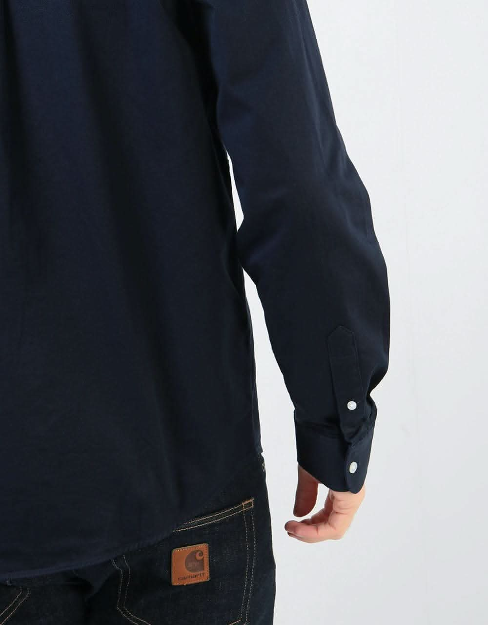 Carhartt WIP L/S Madison Shirt - Dark Navy/Wax