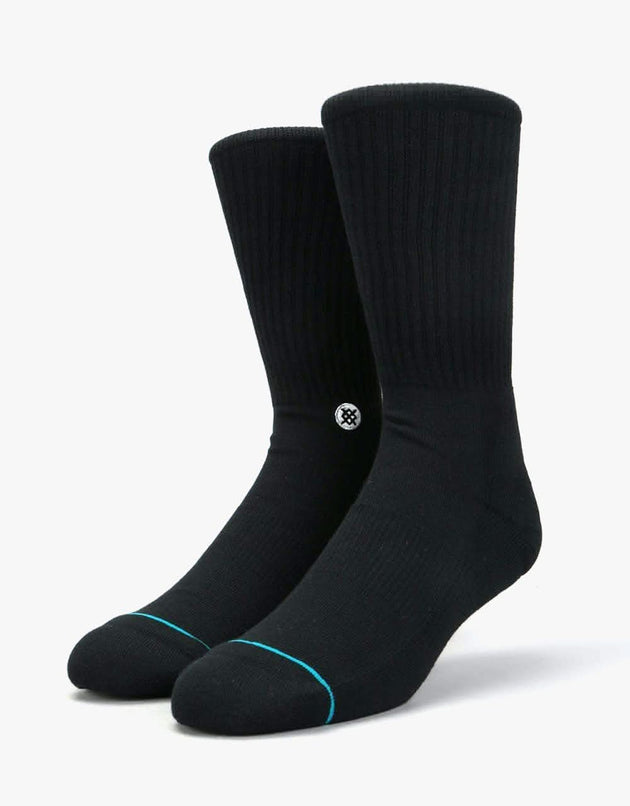 Stance Icon Classic Crew Socks - Black