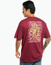 Santa Cruz Vortex Hand T-Shirt - Wine