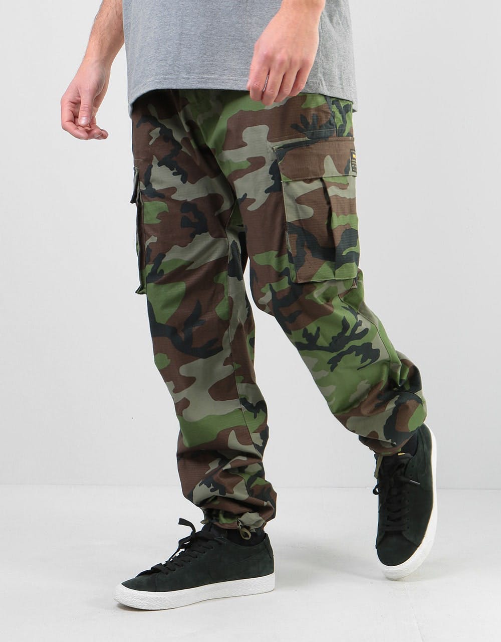 Nike SB FTM Flex Cargo Pants - Medium Olive