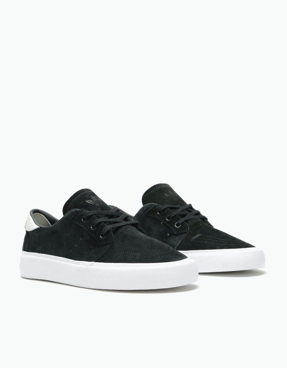 Adidas Coronado Skate Shoes - Black/Black/White