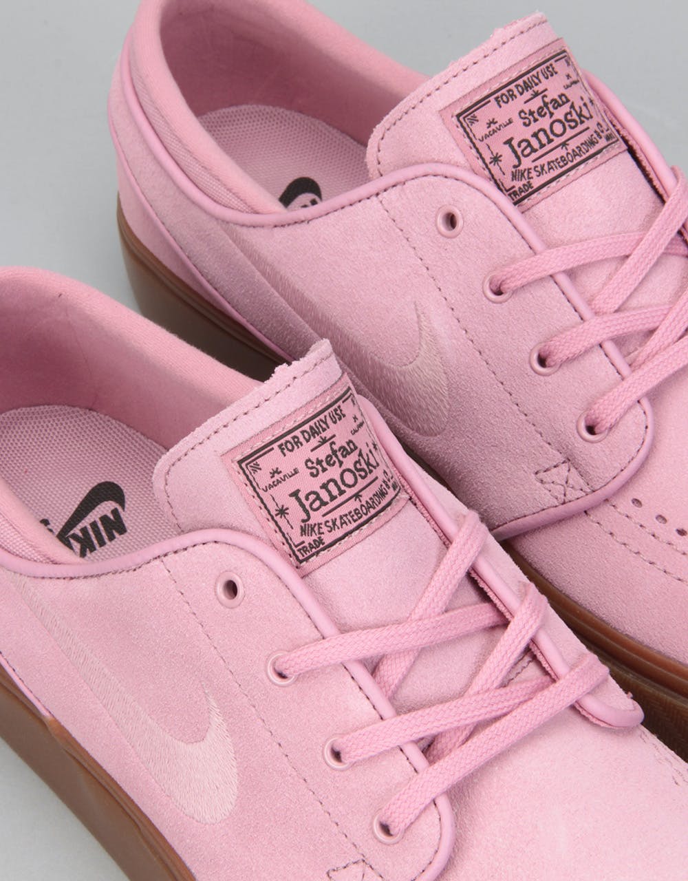 Nike SB Zoom Stefan Janoski Skate Shoes - Elemental Pink/Sequoia