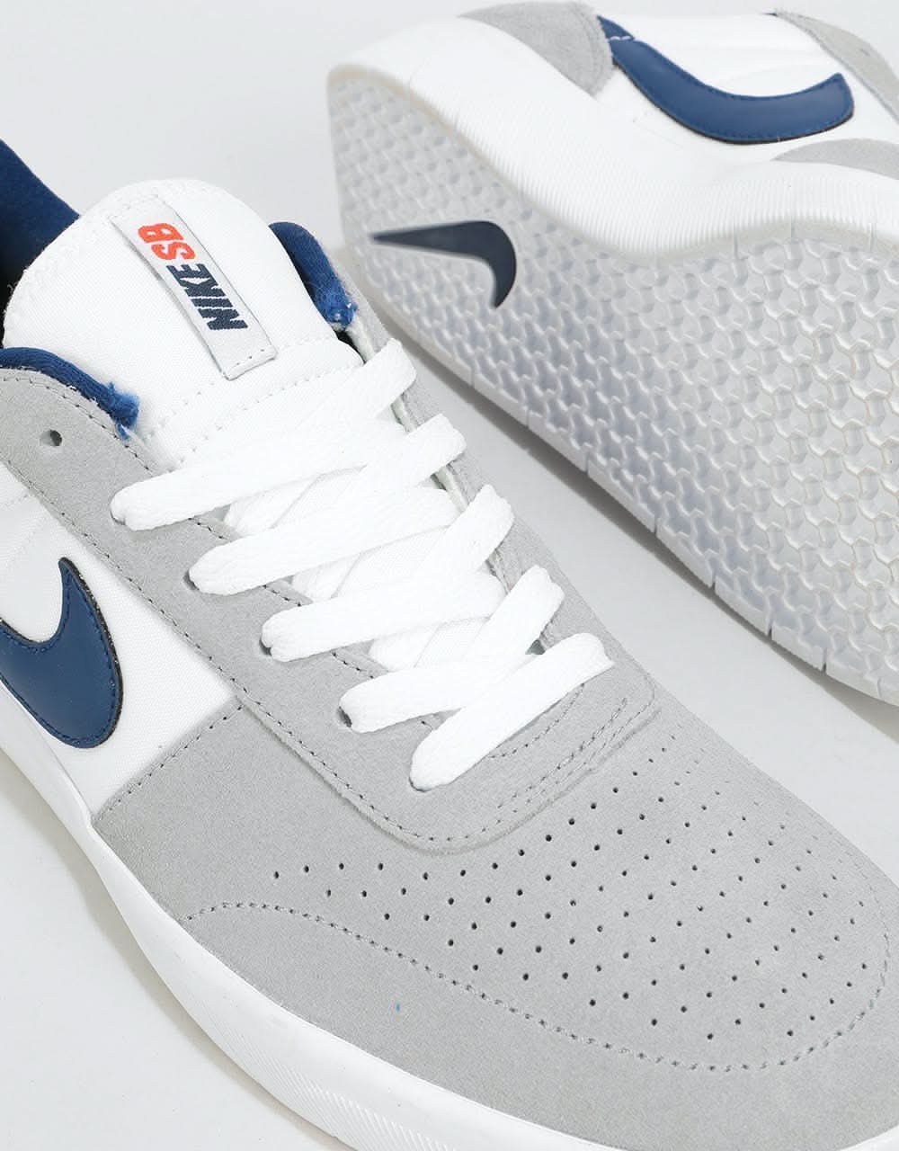 Nike SB Team Classic Skate Shoes - Wolf Grey/Blue Void-White-Orange