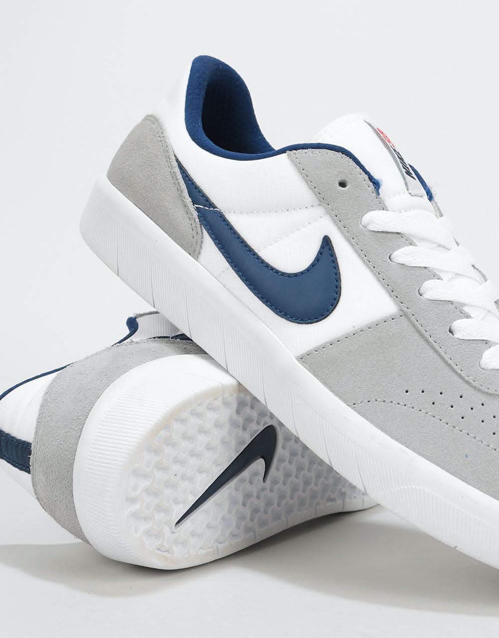 Nike SB Team Classic Skate Shoes - Wolf Grey/Blue Void-White-Orange