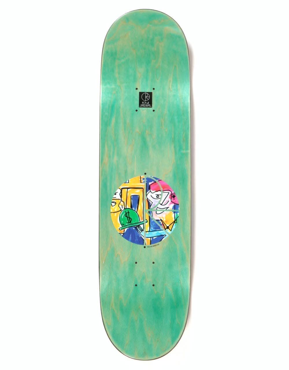 Polar Herrington Debacle Skateboard Deck - 8.6"