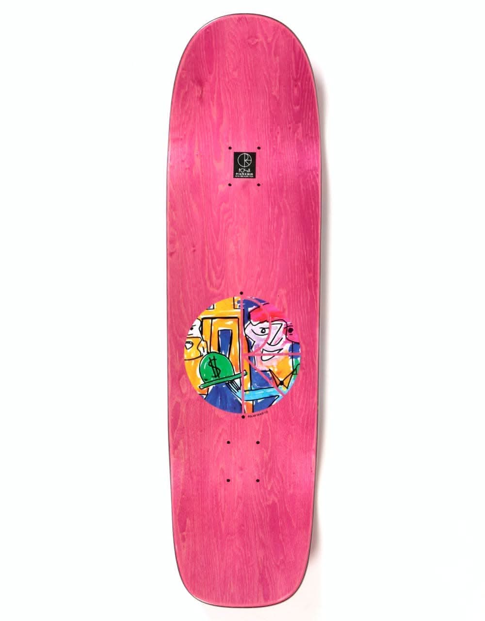 Polar Herrington Debacle Skateboard Deck - P1 Shape 8.75"
