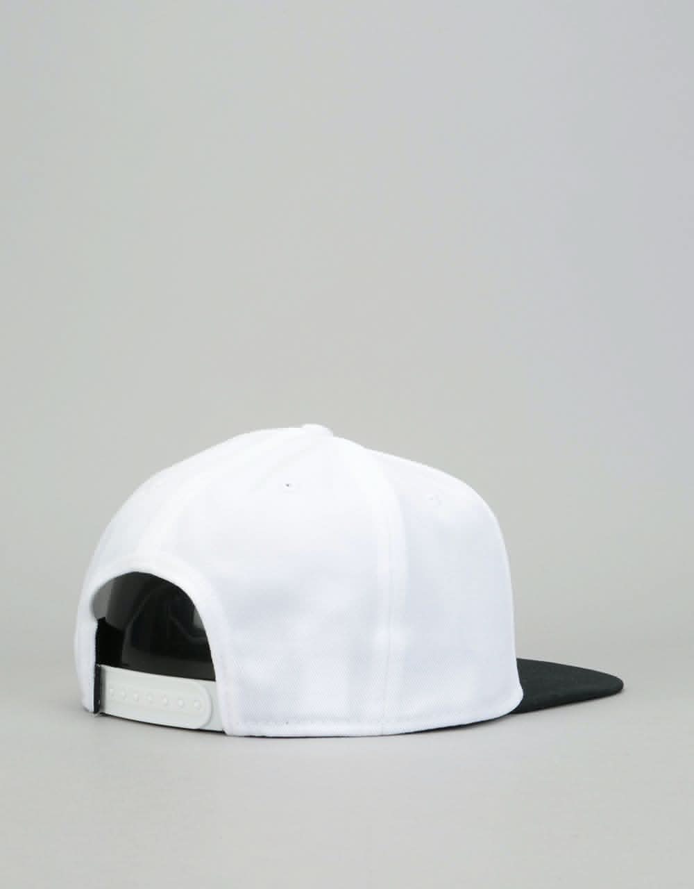 Nike SB Icon Snapback Cap - White/Black/Black/Black