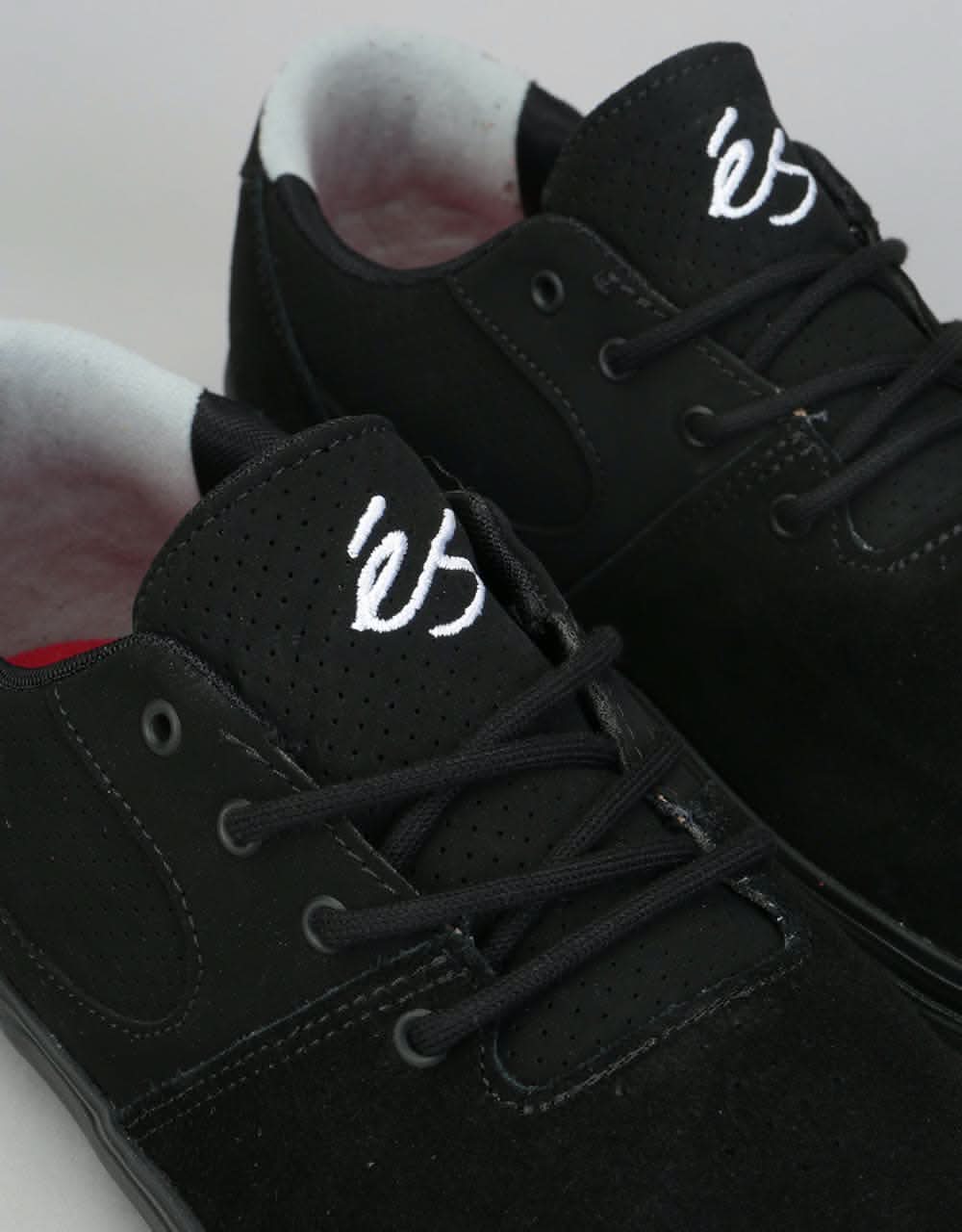 éS Accel Sq Skate Shoes - Black/Black/Grey