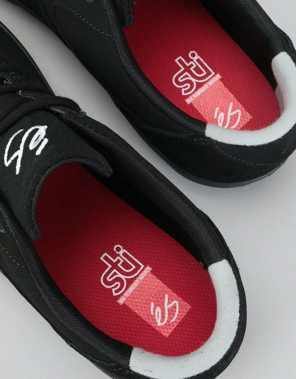 éS Accel Sq Skate Shoes - Black/Black/Grey