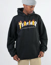 Thrasher Flame Mag Pullover Hoodie - Black