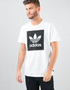 adidas Solid Blackbird T-Shirt - White/Black