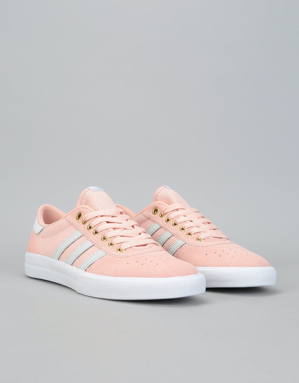 Adidas Lucas Premiere Skate Shoes - Vapour Pink/Grey One/White