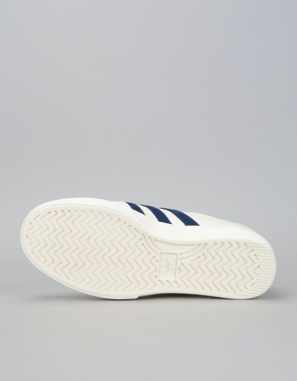 Adidas x Hélas Lucas Premiere Skate Shoes - Off White/Dark Blue/Aqua