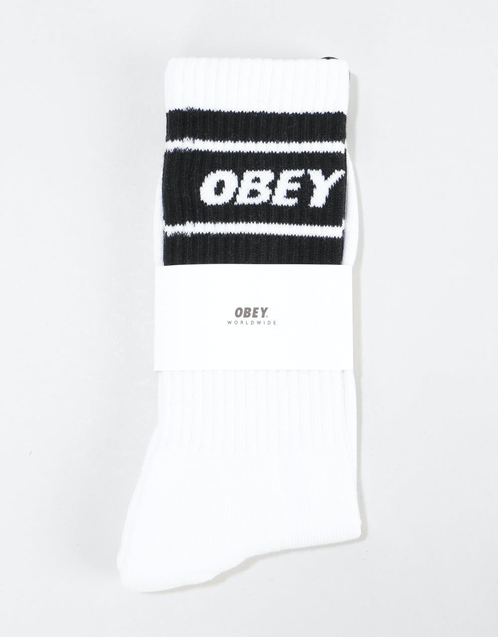 Obey Cooper II Socks - White/Black