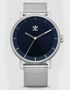 adidas District M1 Watch - Silver/Navy Sunray