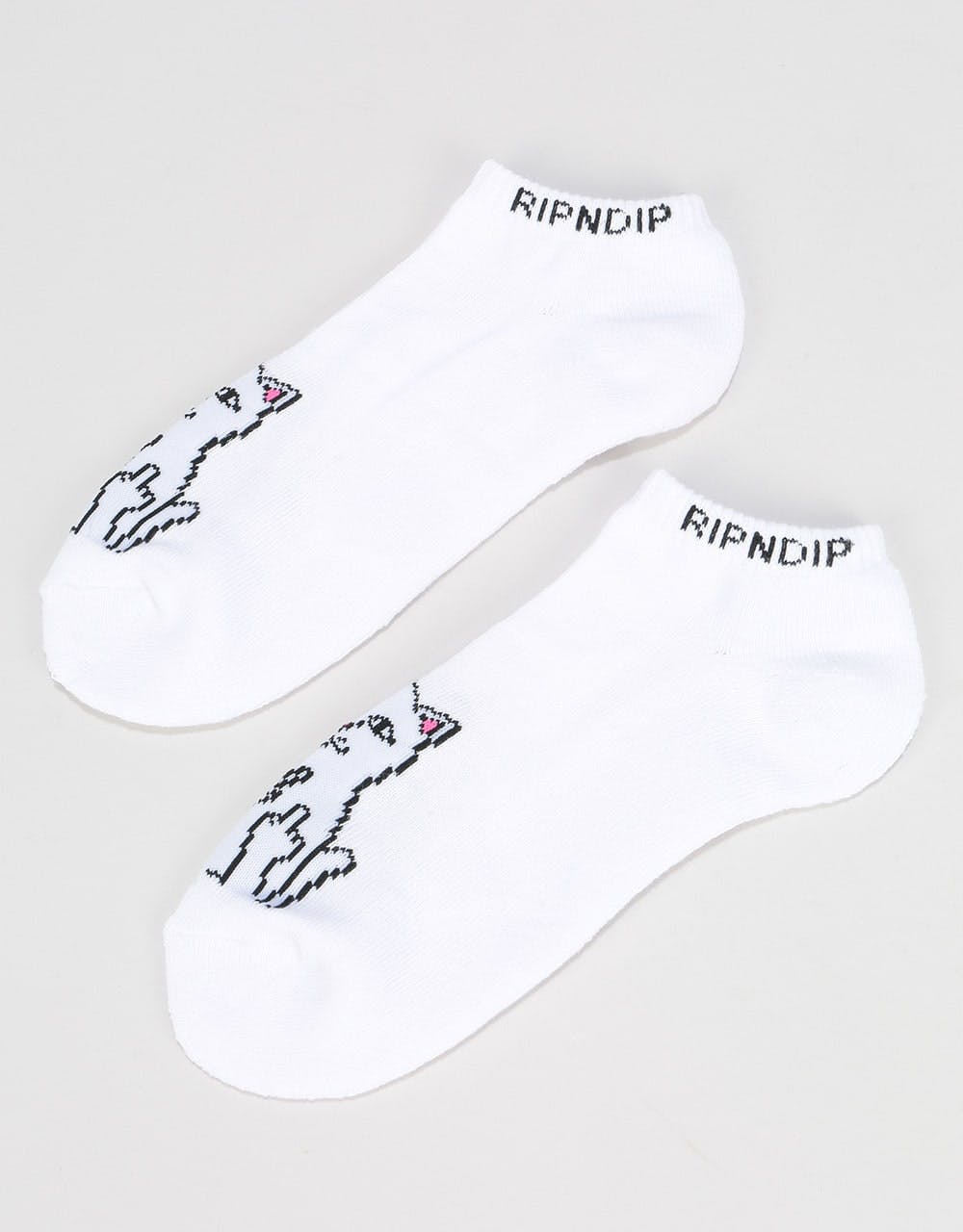 RIPNDIP Lord Nermal Ankle Socks - White