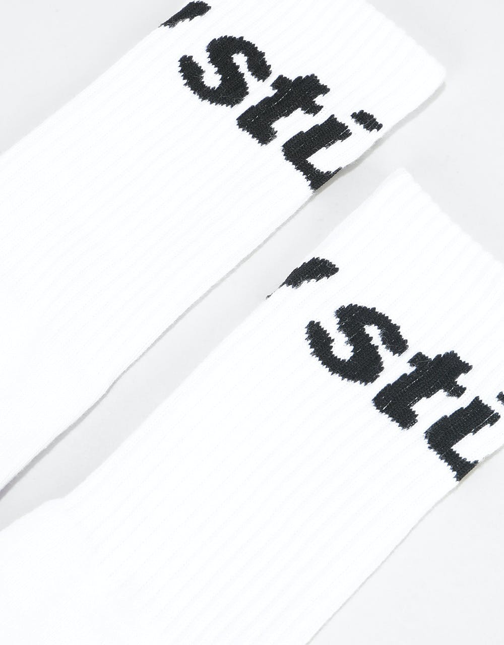 Stüssy Jacquard Logo Socks - White