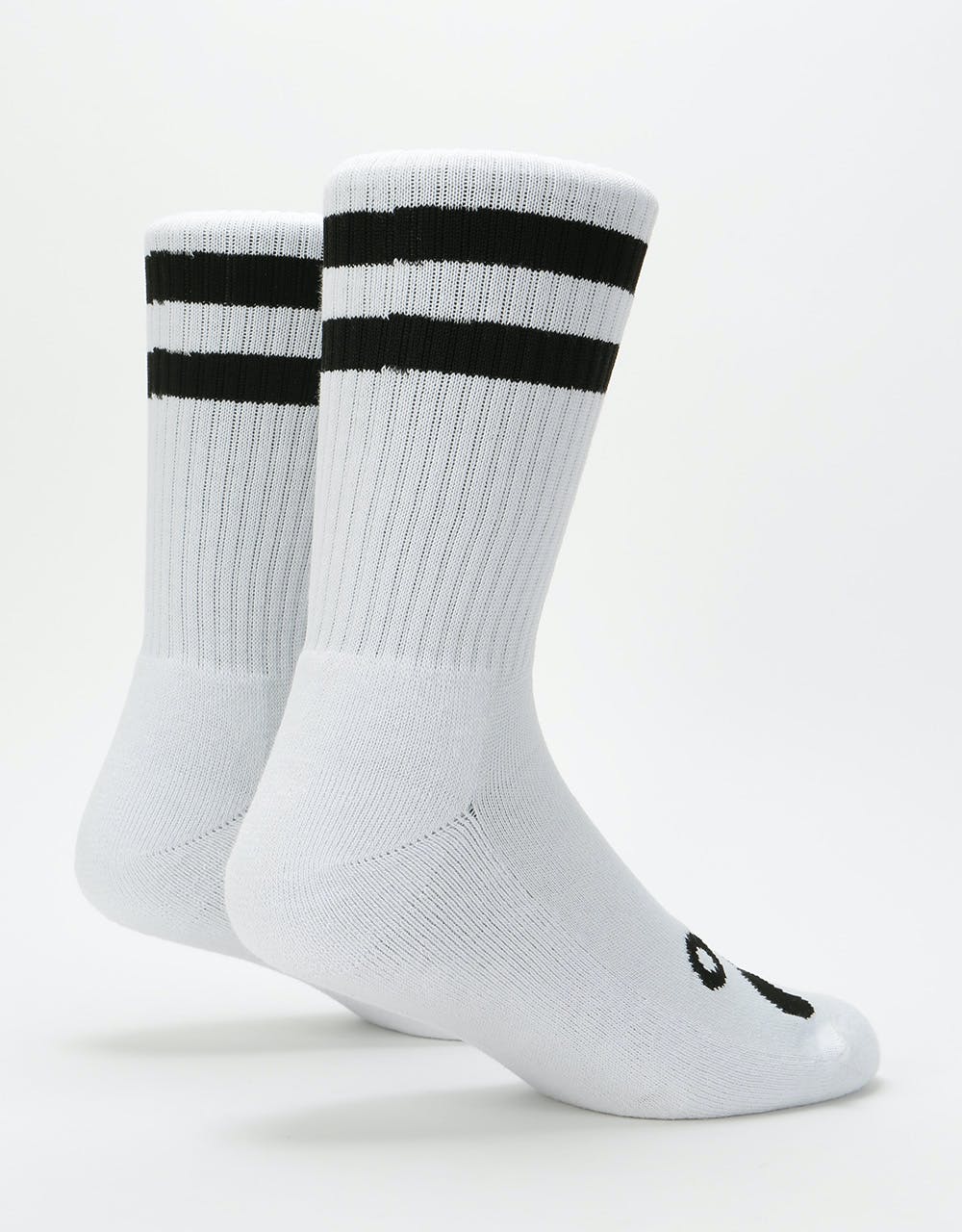 Polar Happy Sad Socks - White