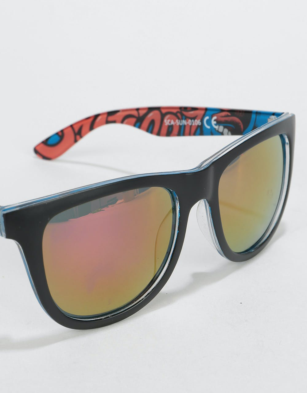 Santa Cruz Screaming Insider Sunglasses - Black/Blue