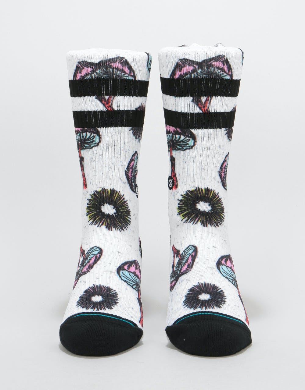Stance Silly Shrooms Classic Crew Socks - White